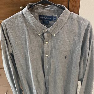 Mens Polo Ralph Lauren Button-Down XXL Glen Plaid